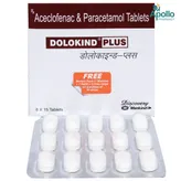 Dolokind Plus Tablet 15's, Pack of 15 TABLETS