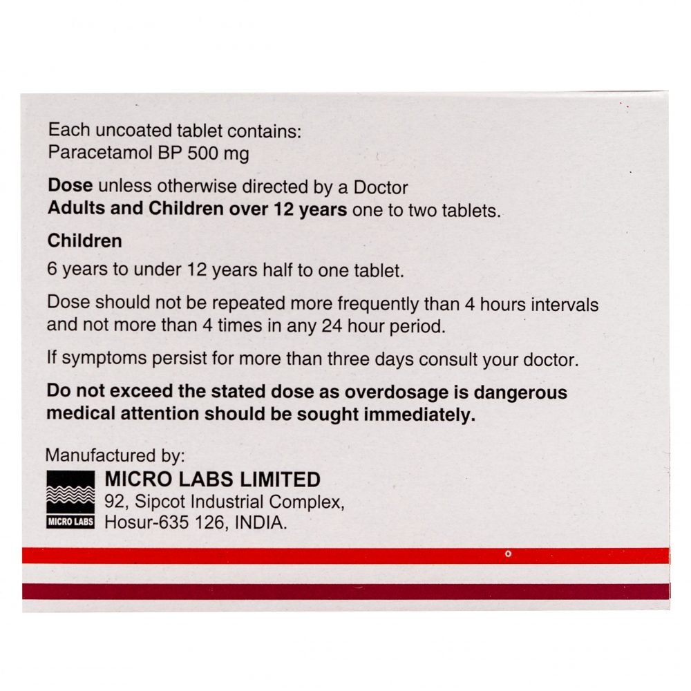 Dolo 500 Tablet 10's, Pack of 10 TABLETS Dolo 500 Tablet 10's, Pack of 10 TABLETS