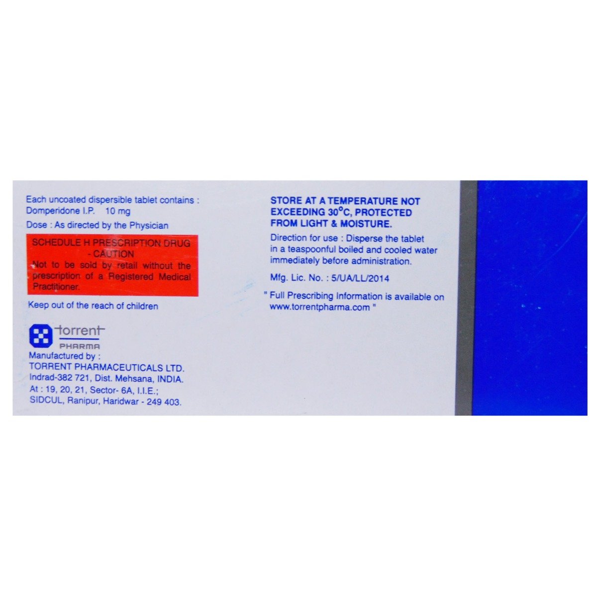 Domstal MT-10 Tablet 10's, Pack of 10 TABLETS Domstal MT-10 Tablet 10's, Pack of 10 TABLETS