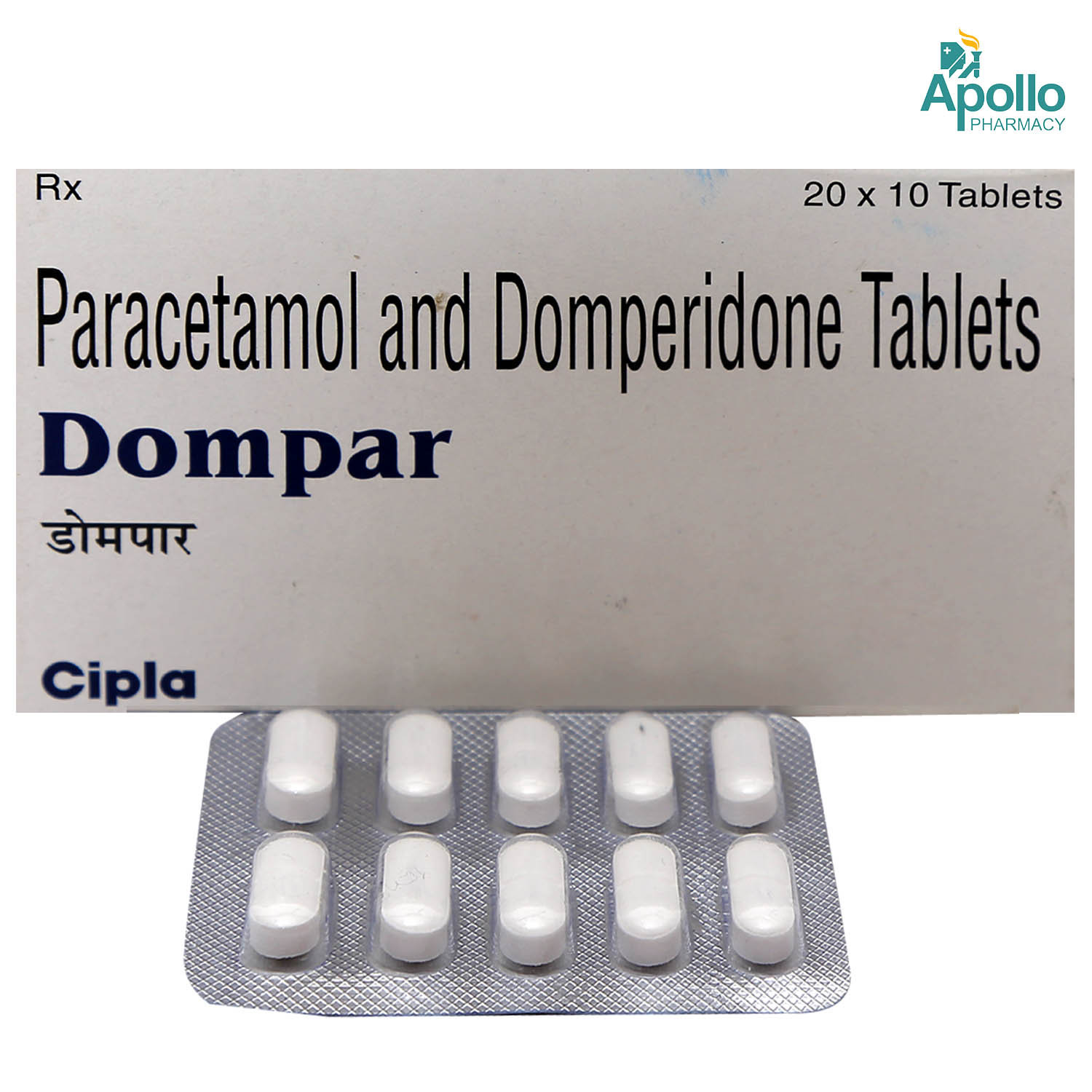 Dompar Tablet 10's, Pack of 10 Dompar Tablet 10's, Pack of 10