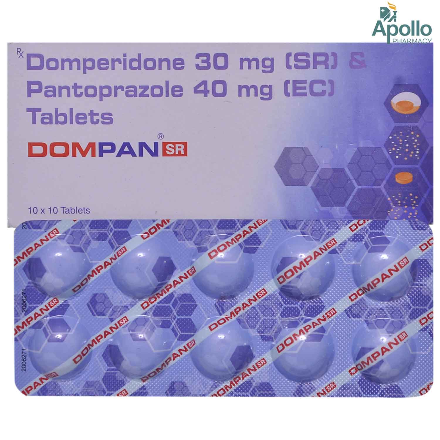 Dompan SR Tablet 10's, Pack of 10 Dompan SR Tablet 10's, Pack of 10