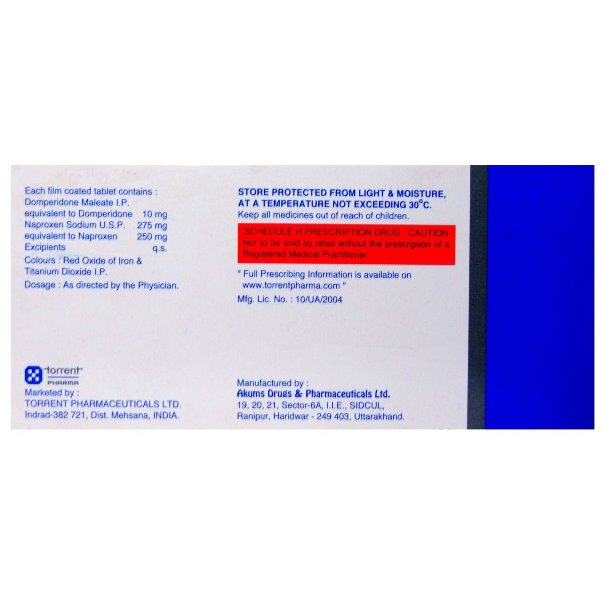 Domstal NP-250 mg Tablet 10's, Pack of 10 TABLETS Domstal NP-250 mg Tablet 10's, Pack of 10 TABLETS