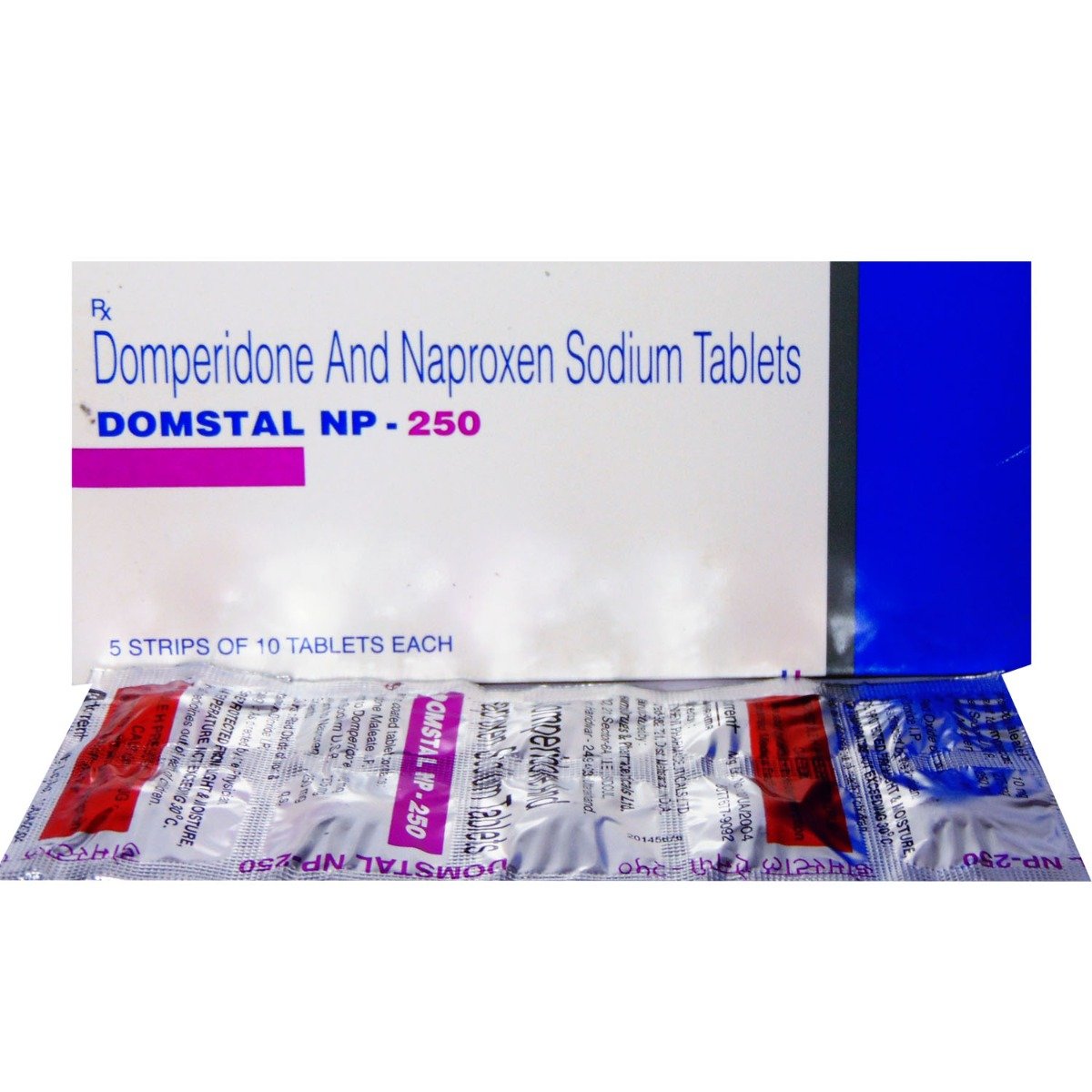 Domstal NP-250 mg Tablet 10's, Pack of 10 TABLETS Domstal NP-250 mg Tablet 10's, Pack of 10 TABLETS