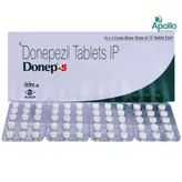 Donep 5 Tablet 15's, Pack of 15 TABLETS