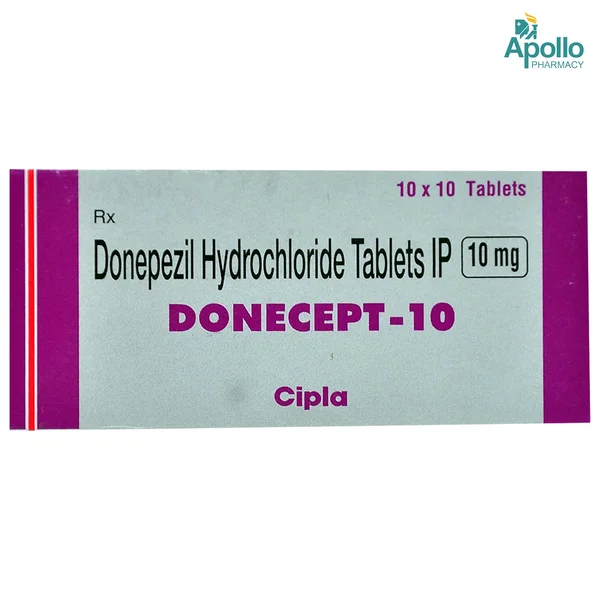 Donecept-10 Tablet 10's, Pack of 10 TabletS