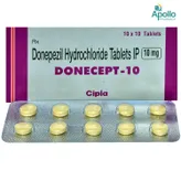 Donecept-10 Tablet 10's, Pack of 10 TabletS