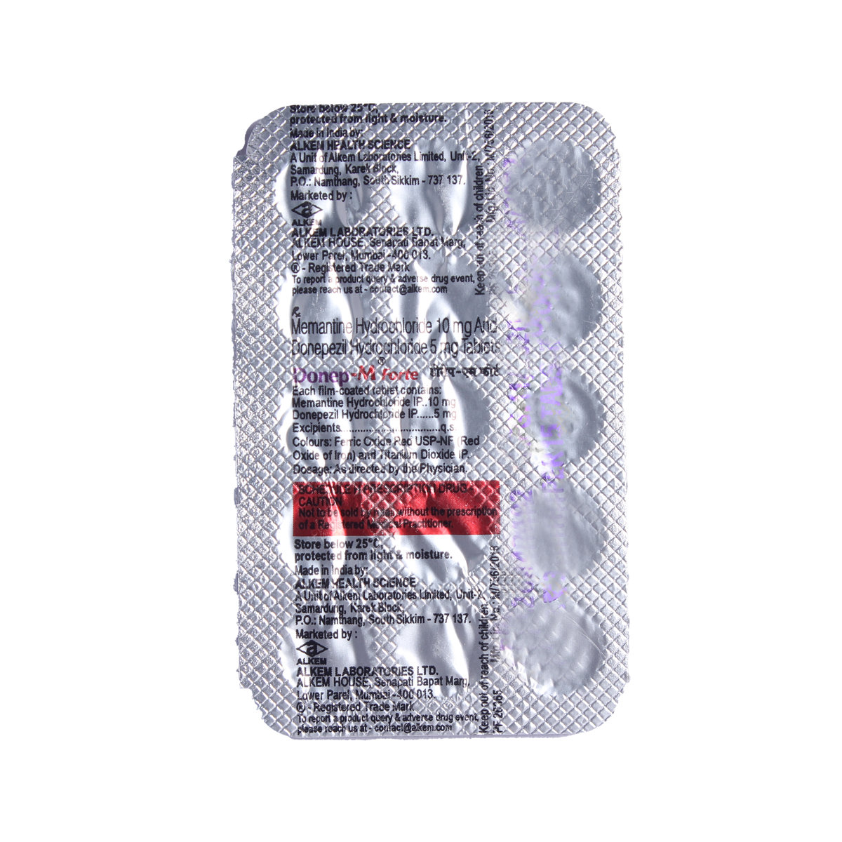 Donep-M Forte Tablet 15's, Pack of 15 TABLETS Donep-M Forte Tablet 15's, Pack of 15 TABLETS