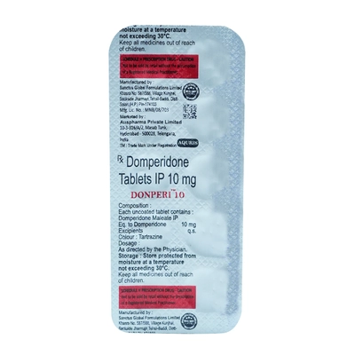 Donperi 10 Tablet 10's, Pack of 10 TabletS