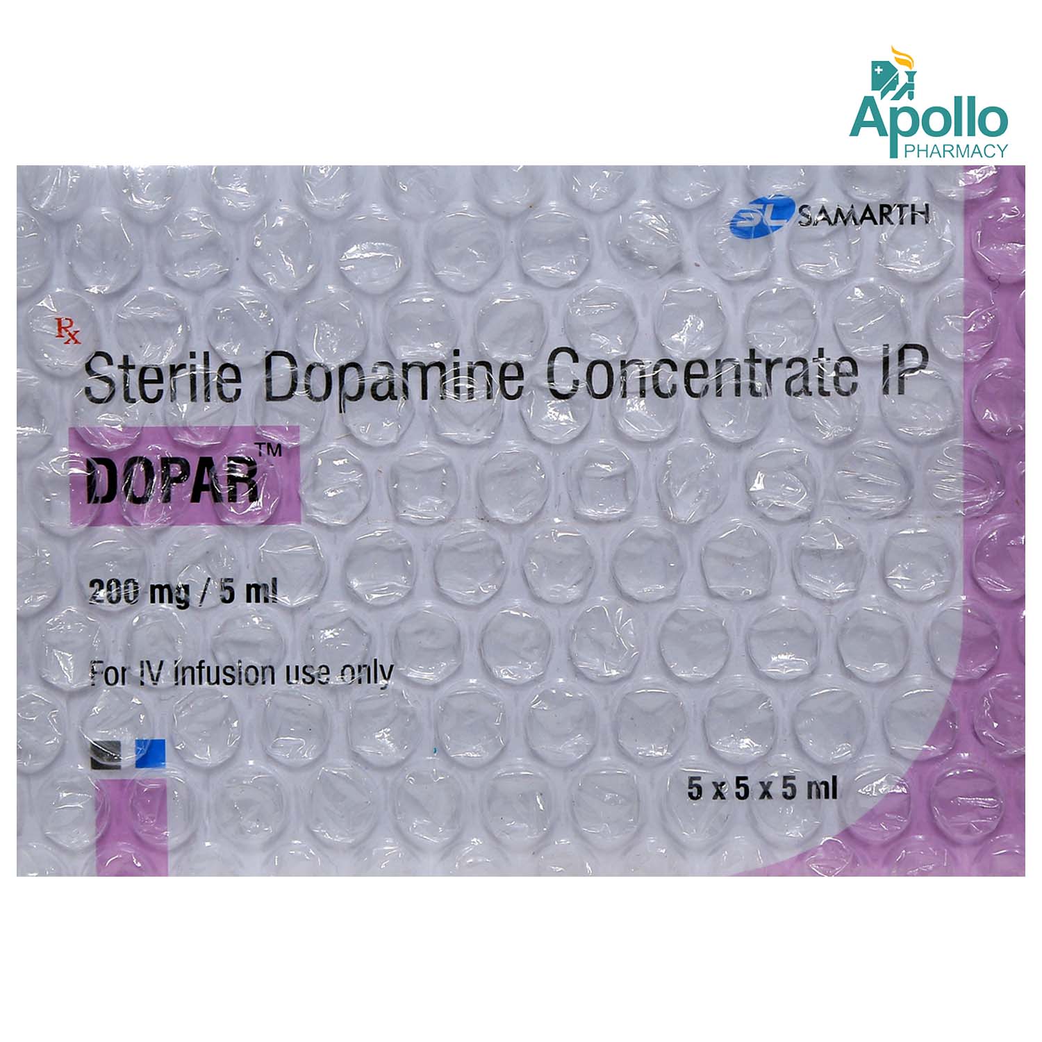 Dopar 200 mg Injection 5 ml, Pack of 1 Injection Dopar 200 mg Injection 5 ml, Pack of 1 Injection
