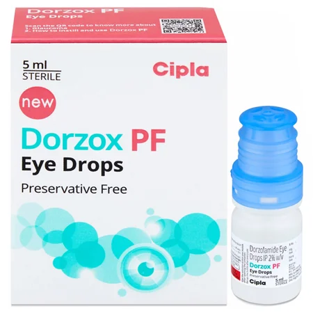 Dorzox PF New Eye Drops 5 ml