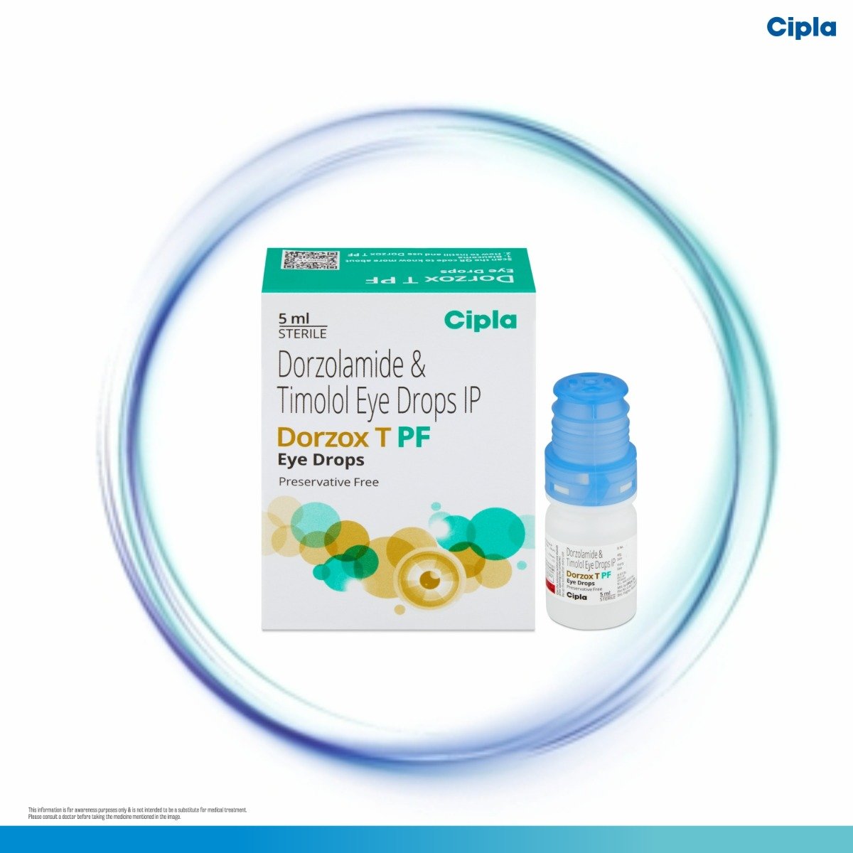 Dorzox T PF New Eye Drops 5 ml, Pack of 1 Dorzox T PF New Eye Drops 5 ml, Pack of 1