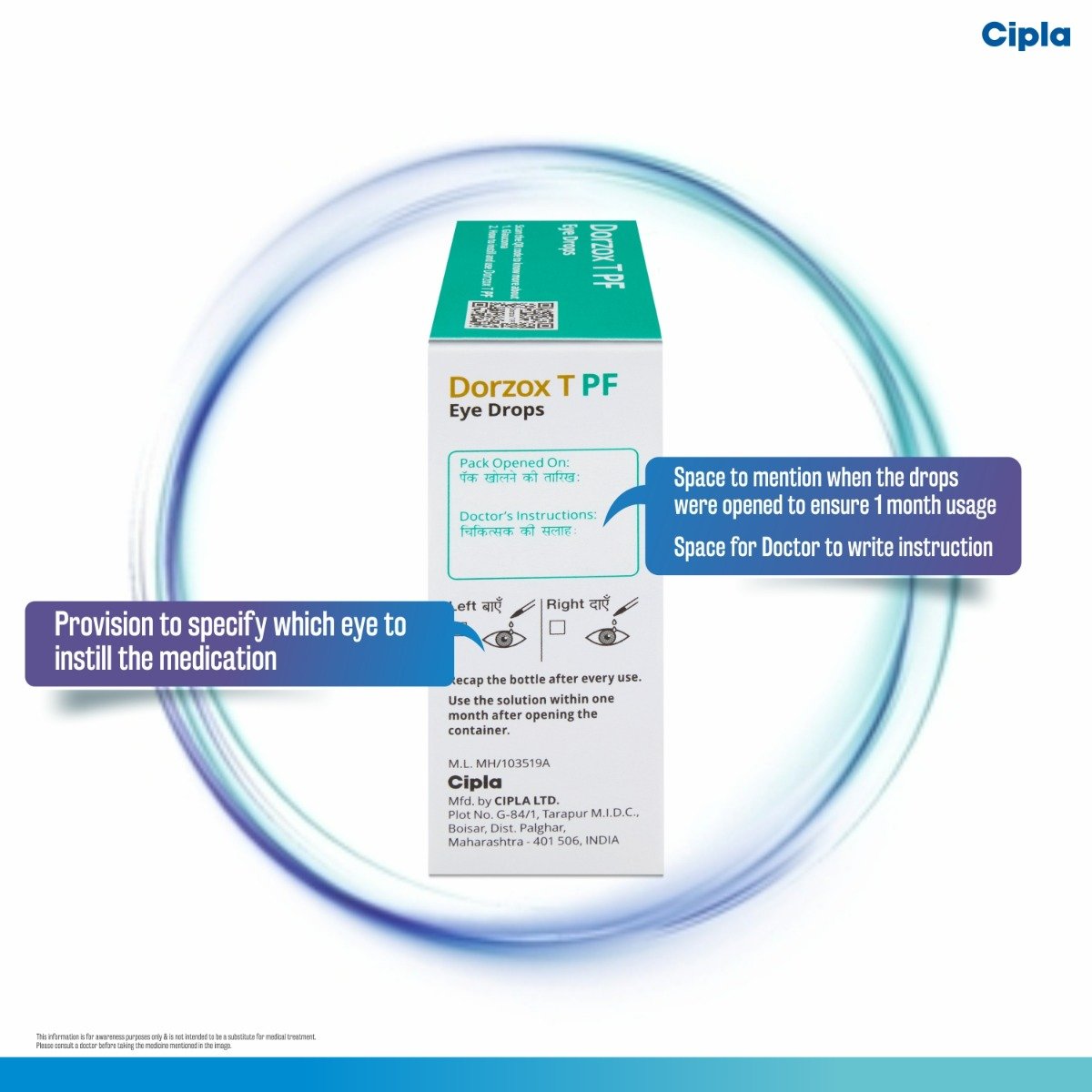 Dorzox T PF New Eye Drops 5 ml, Pack of 1 Dorzox T PF New Eye Drops 5 ml, Pack of 1
