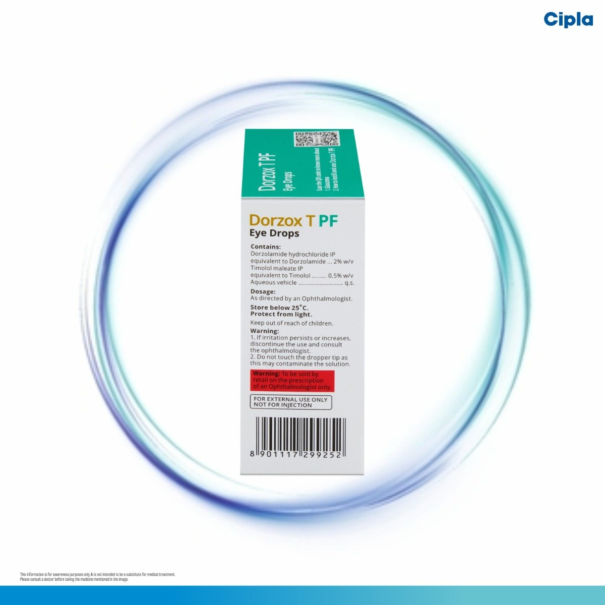 Dorzox T PF New Eye Drops 5 ml, Pack of 1 Dorzox T PF New Eye Drops 5 ml, Pack of 1