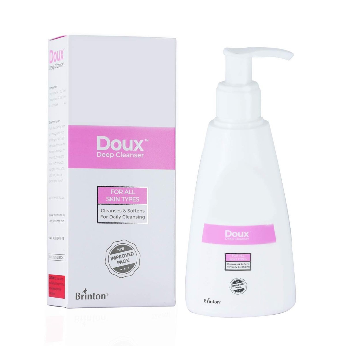 Doux Deep Cleanser 100 ml | Cleanses & Softens Skin | For Daily Cleansing | For All Skin Type, Pack of 1 Doux Deep Cleanser 100 ml | Cleanses & Softens Skin | For Daily Cleansing | For All Skin Type, Pack of 1