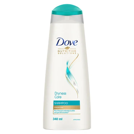 Dove Dryness Care Shampoo, 340 ml