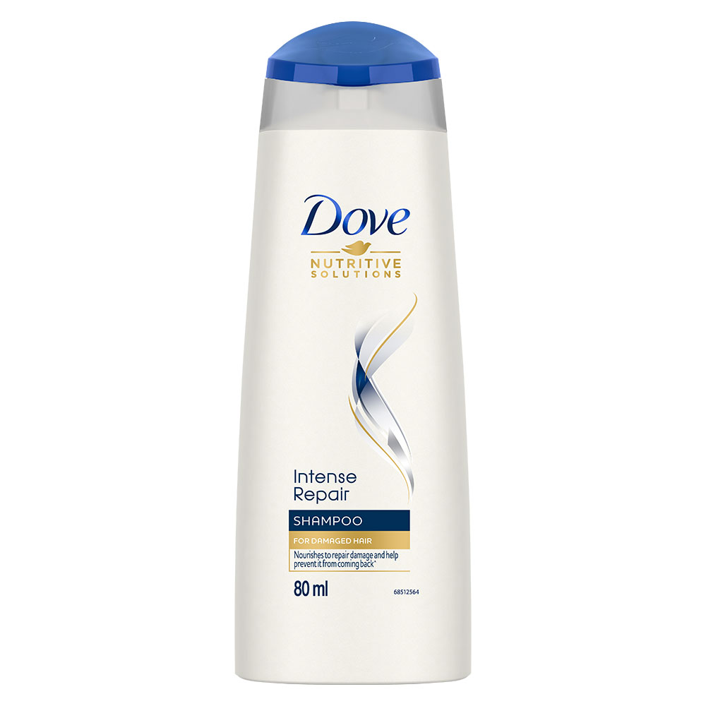 Dove Intense Repair Shampoo, 80 ml, Pack of 1 Dove Intense Repair Shampoo, 80 ml, Pack of 1