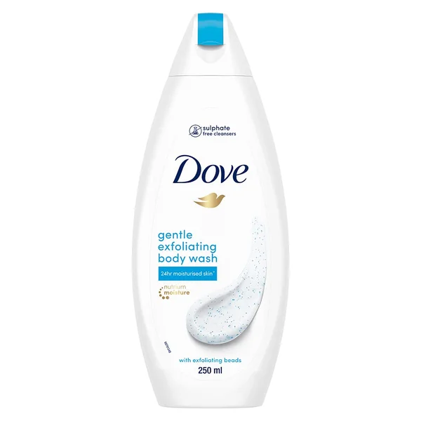 Dove Gentle Exfoliating Nourishing Body Wash, 250 ml, Pack of 1