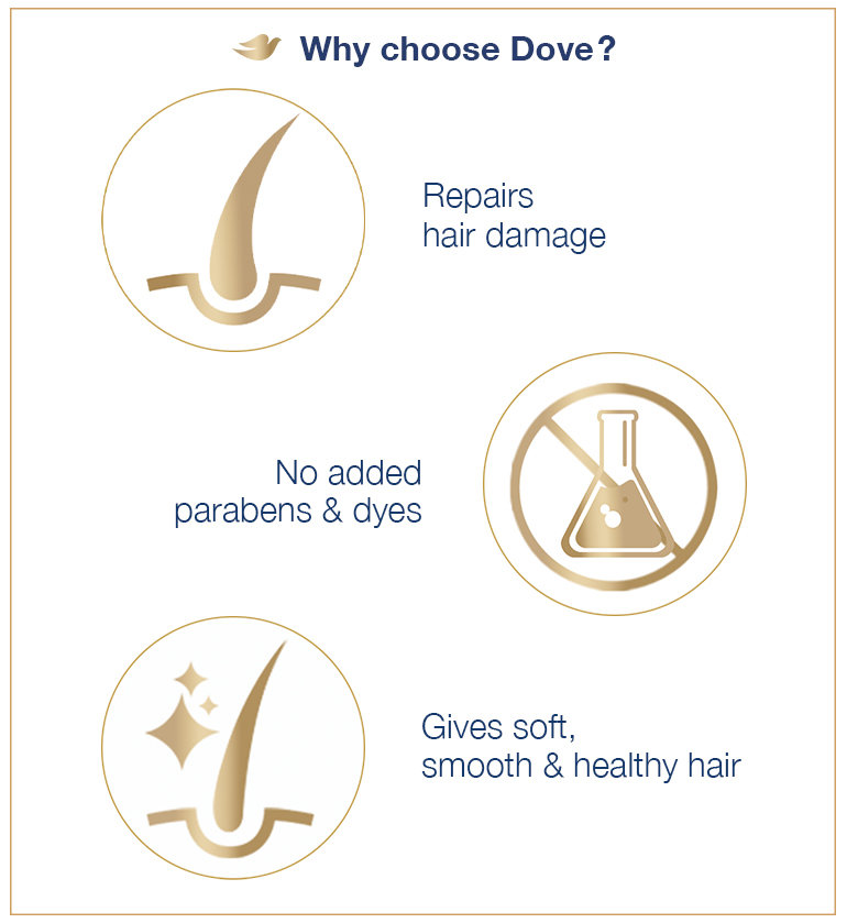Dove Intense Repair Shampoo, 650 ml, Pack of 1 Dove Intense Repair Shampoo, 650 ml, Pack of 1