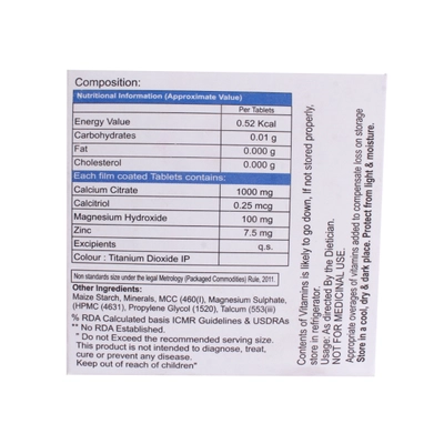 Dovcal-Ct Tablet 10's, Pack of 10