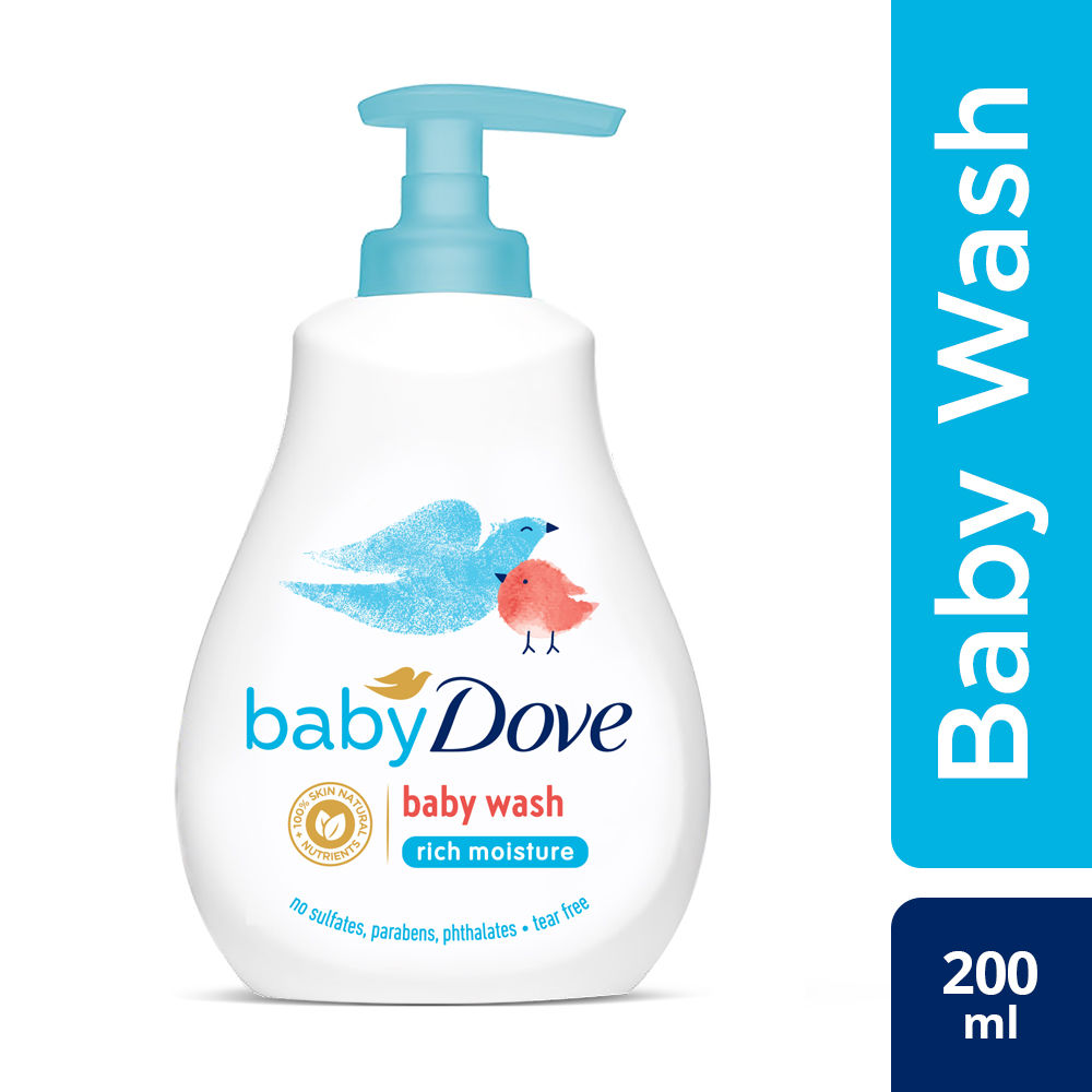 Baby Dove Rich Moisture Baby Wash, 200 ml Price, Uses, Side Effects