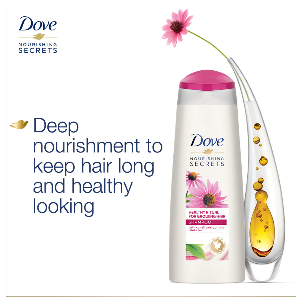 Dove Healthy Ritual for Growing Hair Shampoo, 180 ml, Pack of 1 Dove Healthy Ritual for Growing Hair Shampoo, 180 ml, Pack of 1