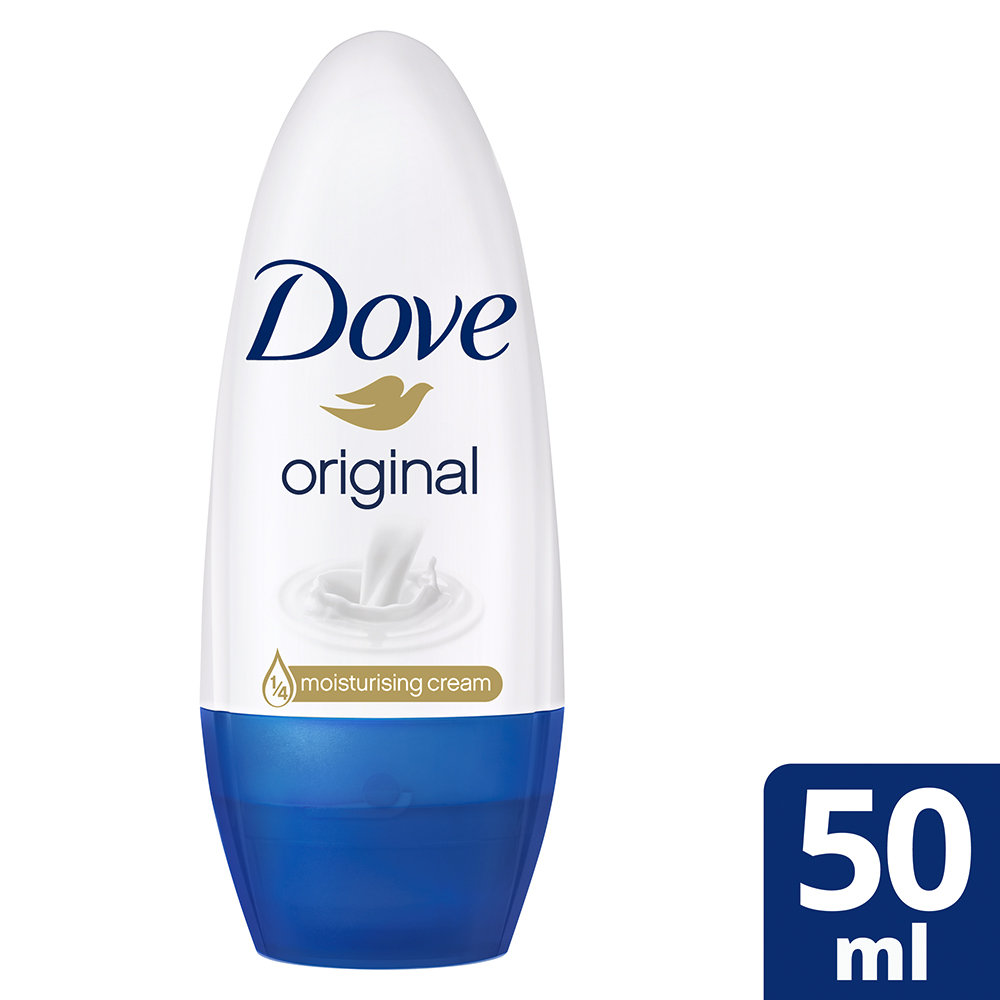 Dove Original Deodrant Roll On 50 ml | 48Hr Protection | Anti Persiprant Deodrant | For Delicate Skin Of Underarms, Pack of 1 Dove Original Deodrant Roll On 50 ml | 48Hr Protection | Anti Persiprant Deodrant | For Delicate Skin Of Underarms, Pack of 1