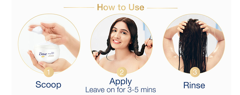 Dove Intense Damage Repair Hair Mask, 300 ml, Pack of 1 Dove Intense Damage Repair Hair Mask, 300 ml, Pack of 1