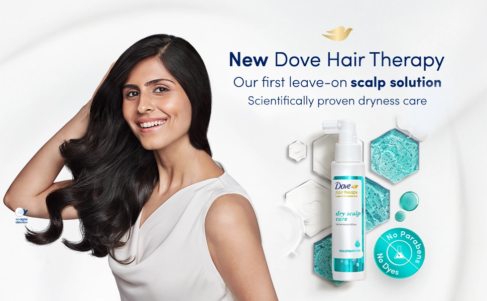 Dove Hair Therapy Dry Scalp Care Leave-on Solution, 100 ml | Uses
