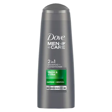Dove Men+Care Fresh & Clean 2in1 Shampoo + Conditioner, 180 ml