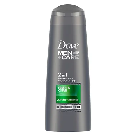 Dove Men+Care Fresh & Clean 2in1 Shampoo + Conditioner, 180 ml