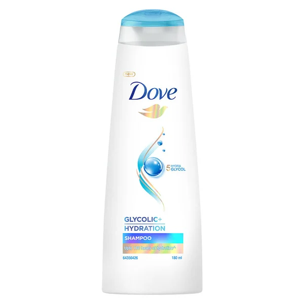Dove Glycolic+ Hydration Shampoo, 180 ml, Pack of 1