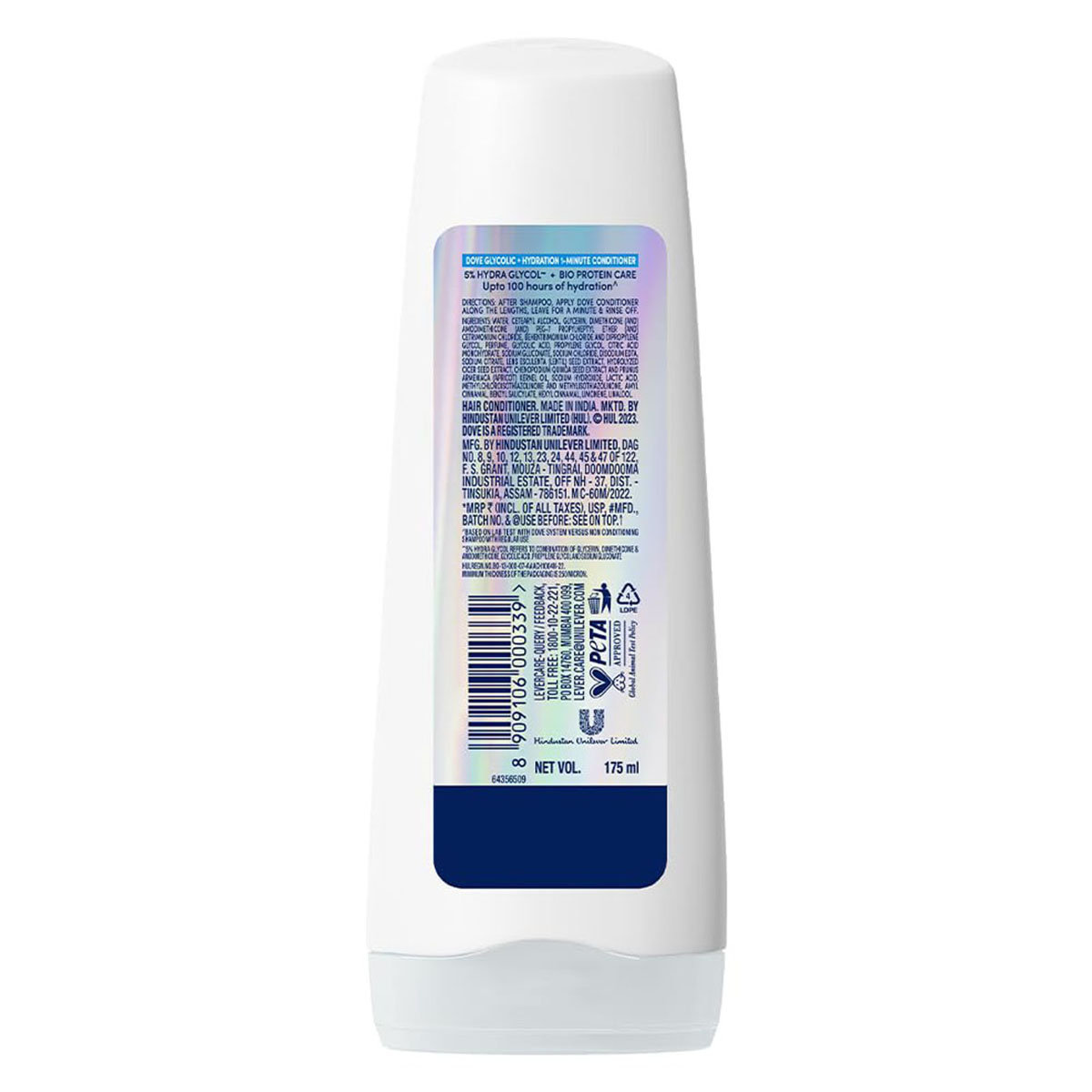 Dove Glycolic+ Hydration Conditioner, 175 ml, Pack of 1 Dove Glycolic+ Hydration Conditioner, 175 ml, Pack of 1