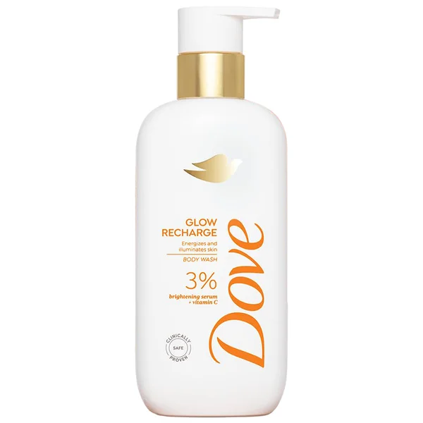 Dove Glow Recharge 3% Bright Serum Body Wash, 300 ml