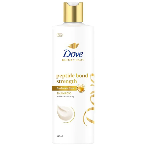 Dove Peptide Bond Strength Shampoo, 340 ml, Pack of 1