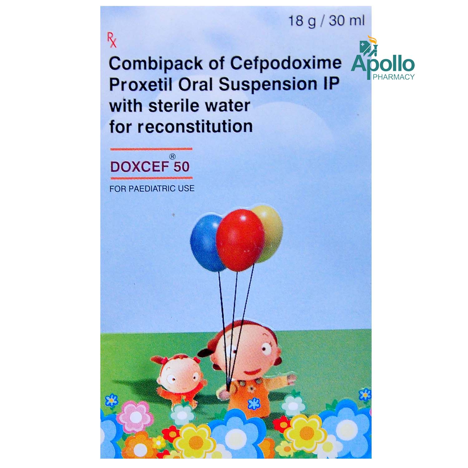 Doxcef 50 mg Syrup 30 ml, Pack of 1 Syrup Doxcef 50 mg Syrup 30 ml, Pack of 1 Syrup