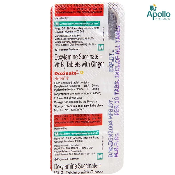 Doxinate-G Tablet 10's