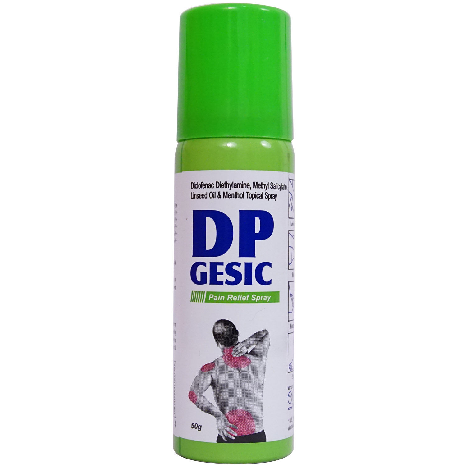 Buy D P GESIC PAIN RELIF SPRAY 50G Online