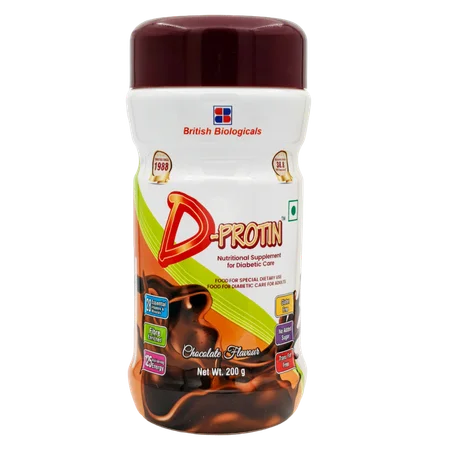 D-Protin Chocolate Flavour Nutrition Powder, 200 gm