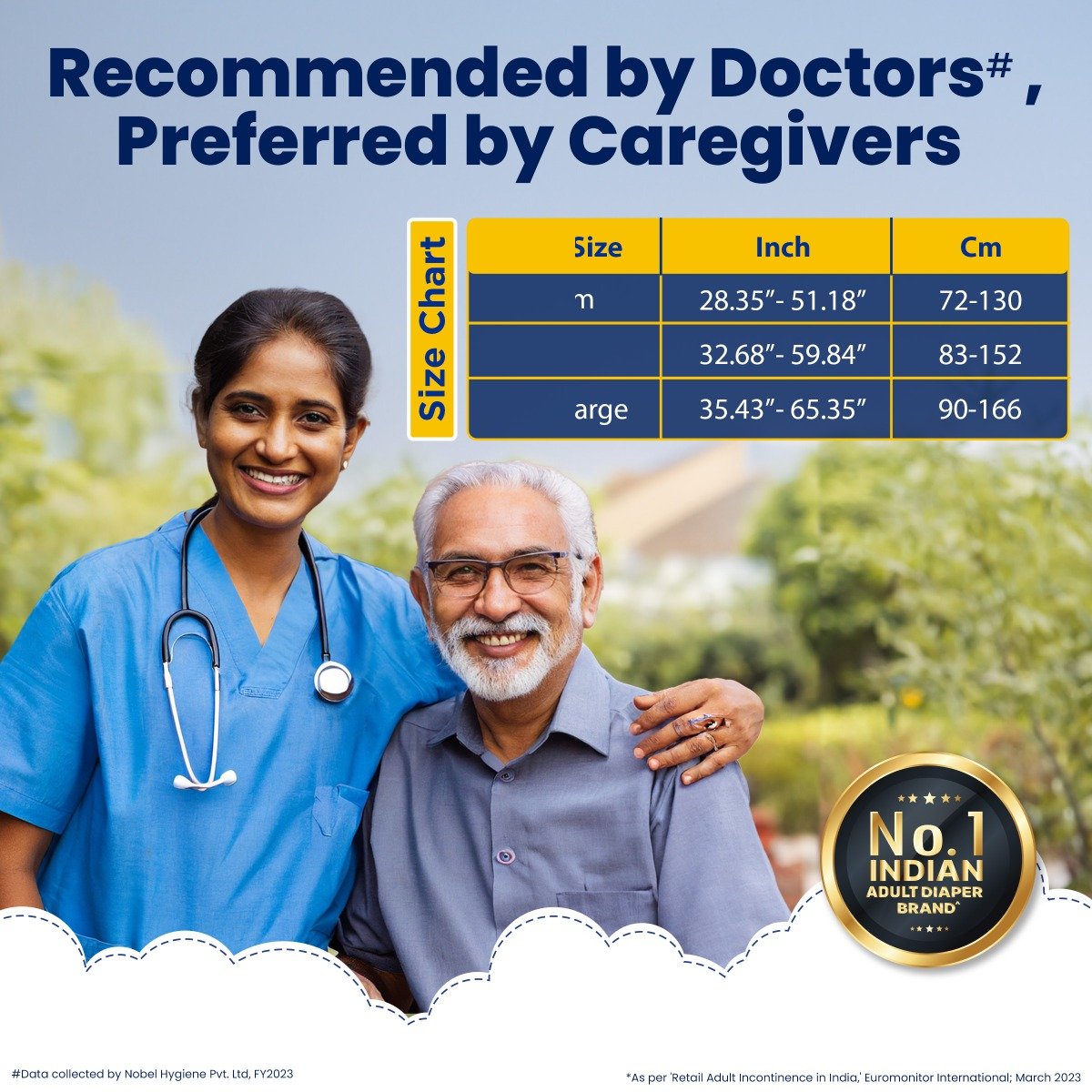 Friends Premium Adult Diapers XL, 10 Count, Pack of 1 Friends Premium Adult Diapers XL, 10 Count, Pack of 1