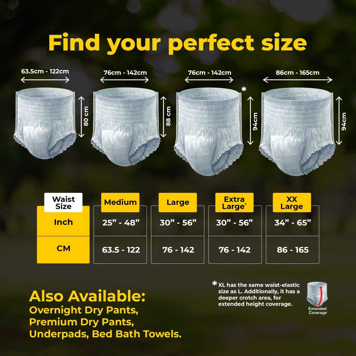 Friends Classic Adult Dry Pants XXL, 10 Count, Pack of 1 Friends Classic Adult Dry Pants XXL, 10 Count, Pack of 1