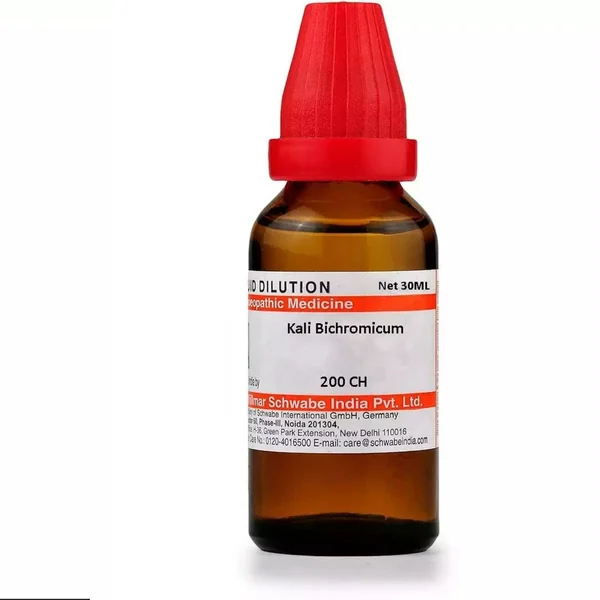 Dr.Willmar Schwabe Kali Bichromicum 200 CH Liquid, 30 ml, Pack of 1