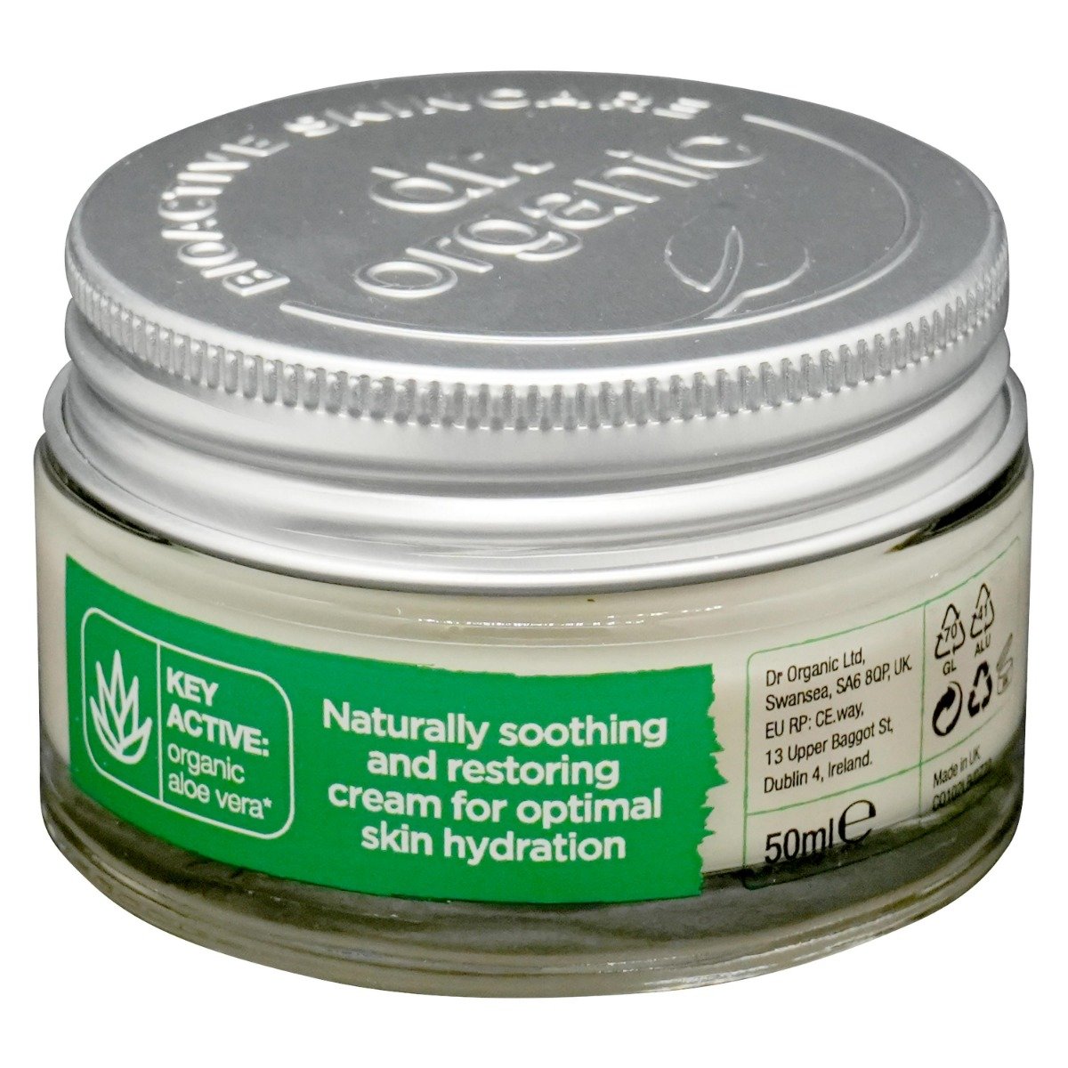 Dr. Organic Aloe Vera Cream 50 ml | Orgainc Aloe Vera | Soothing & Restoring Benefits | Provides Optimal Hydration & Soothing Action | For All Skin Type, Pack of 1 Dr. Organic Aloe Vera Cream 50 ml | Orgainc Aloe Vera | Soothing & Restoring Benefits | Provides Optimal Hydration & Soothing Action | For All Skin Type, Pack of 1