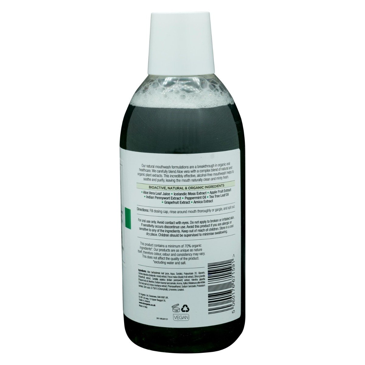 Dr. Organic Organic Aloe Vera Mouthwash, 500 ml, Pack of 1 Dr. Organic Organic Aloe Vera Mouthwash, 500 ml, Pack of 1