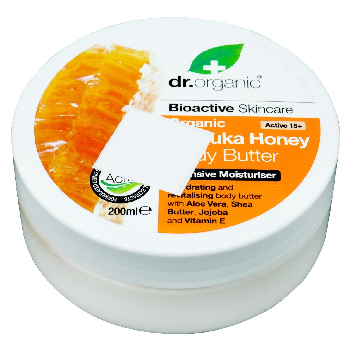 Dr. organic Organic Manuka Honey Body Butter 200 ml | Aloevera, Shea Butter, Jojoba & Vitamin E | Intense Moisturization | Hydrating & Revitalising Body Butter | For Dry Skin, Pack of 1 Dr. organic Organic Manuka Honey Body Butter 200 ml | Aloevera, Shea Butter, Jojoba & Vitamin E | Intense Moisturization | Hydrating & Revitalising Body Butter | For Dry Skin, Pack of 1