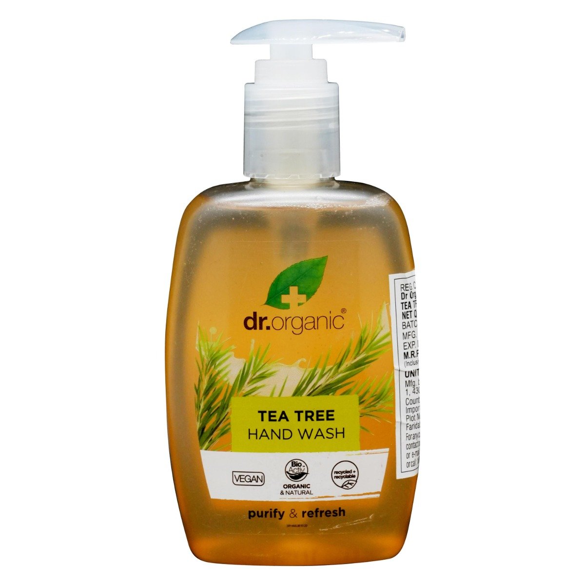 Dr. Organic Tea Tree Handwash, 250 ml, Pack of 1 Dr. Organic Tea Tree Handwash, 250 ml, Pack of 1