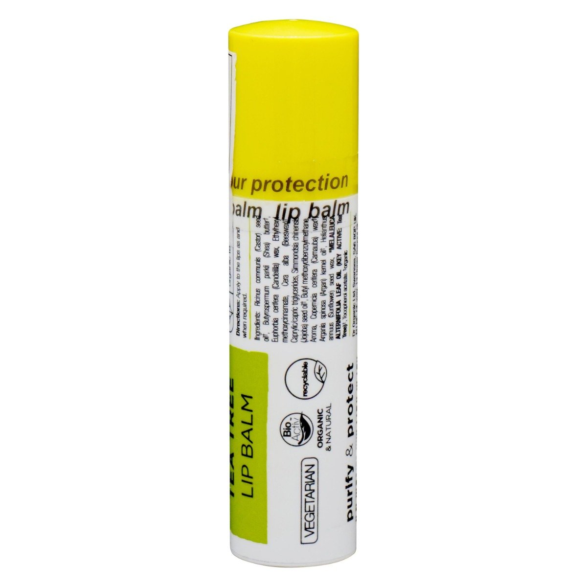 Dr. Organic Tea Tree SPF 15 Lip Balm, 5.7 ml, Pack of 1 Dr. Organic Tea Tree SPF 15 Lip Balm, 5.7 ml, Pack of 1