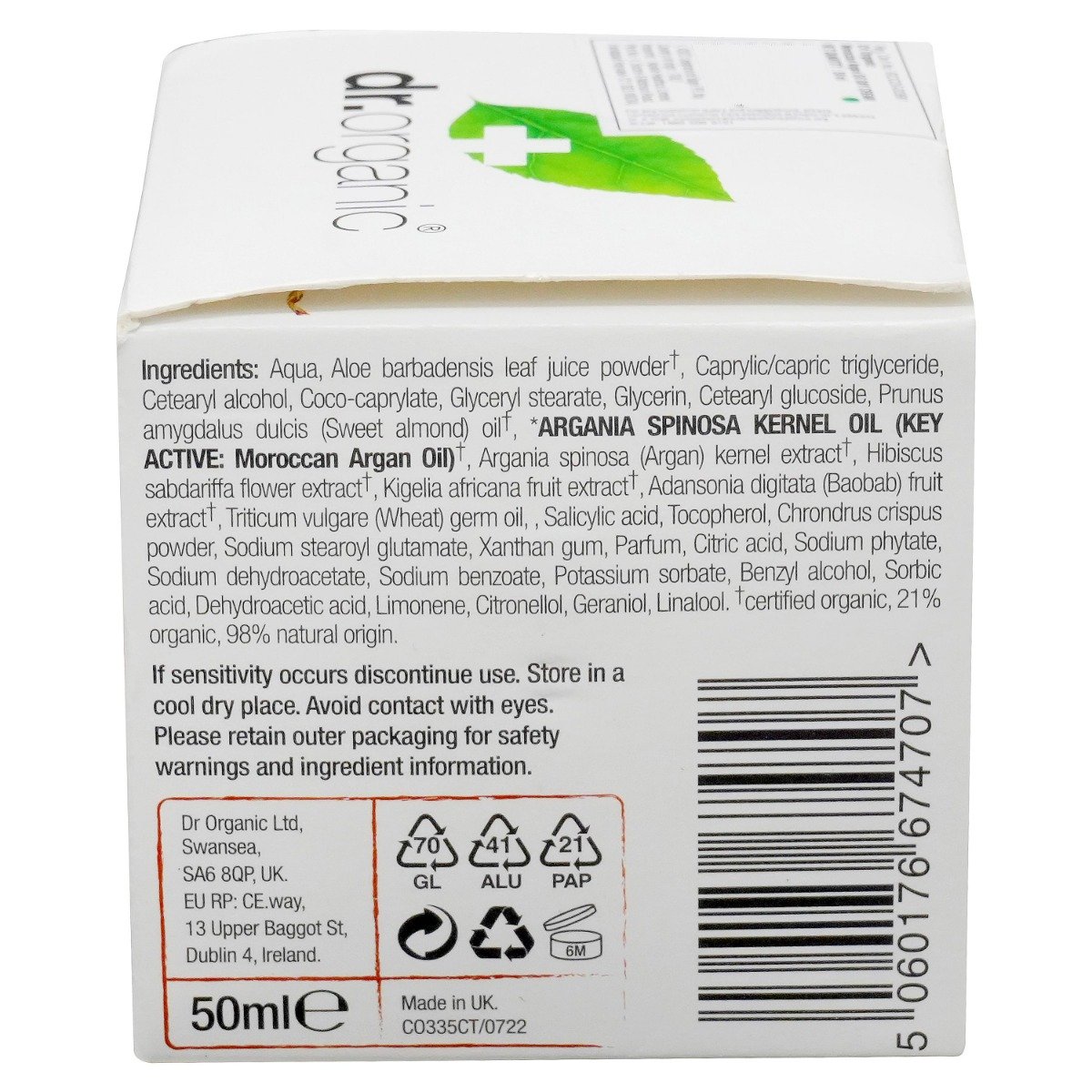 Dr. Organic Moroccan Argan Oil Day Cream, 50 ml, Pack of 1 Dr. Organic Moroccan Argan Oil Day Cream, 50 ml, Pack of 1