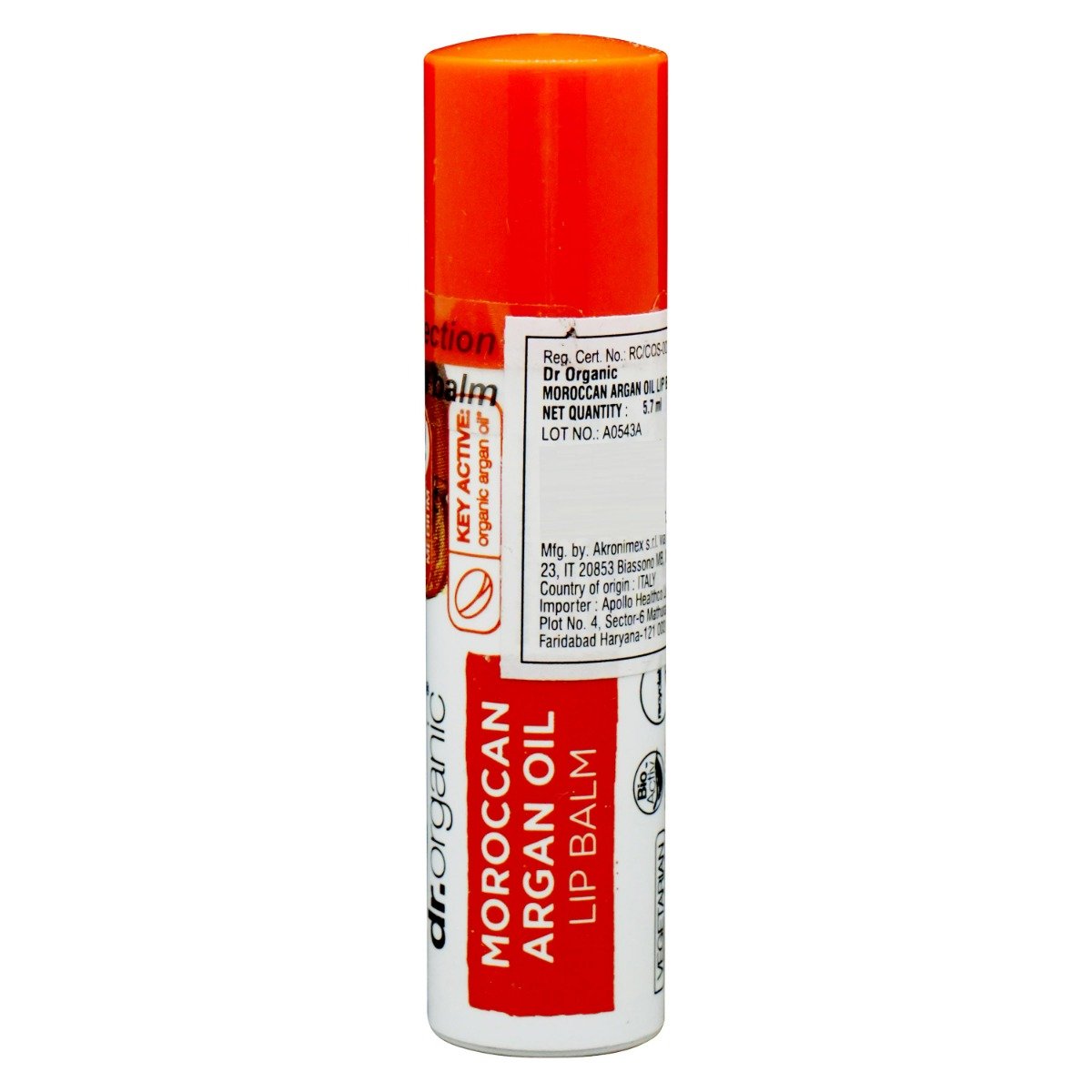 Dr. Organic Moroccan Argan Oil SPF 15 Lip Balm, 5.7 ml, Pack of 1 Dr. Organic Moroccan Argan Oil SPF 15 Lip Balm, 5.7 ml, Pack of 1