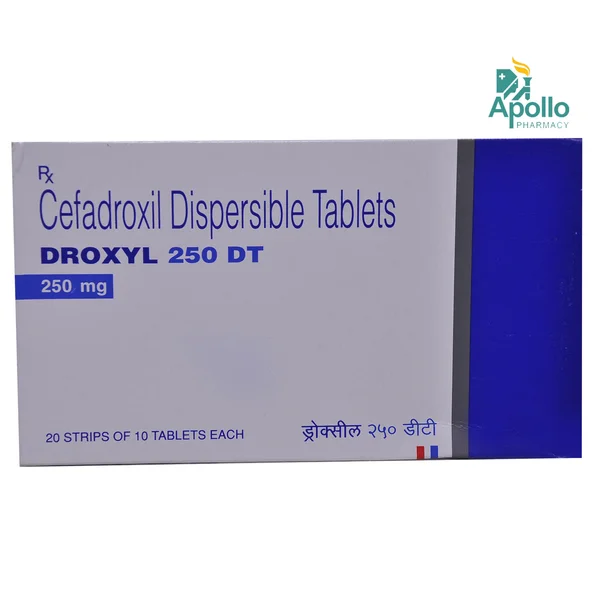 Droxyl 250 DT Tablet 10's, Pack of 10 TabletS