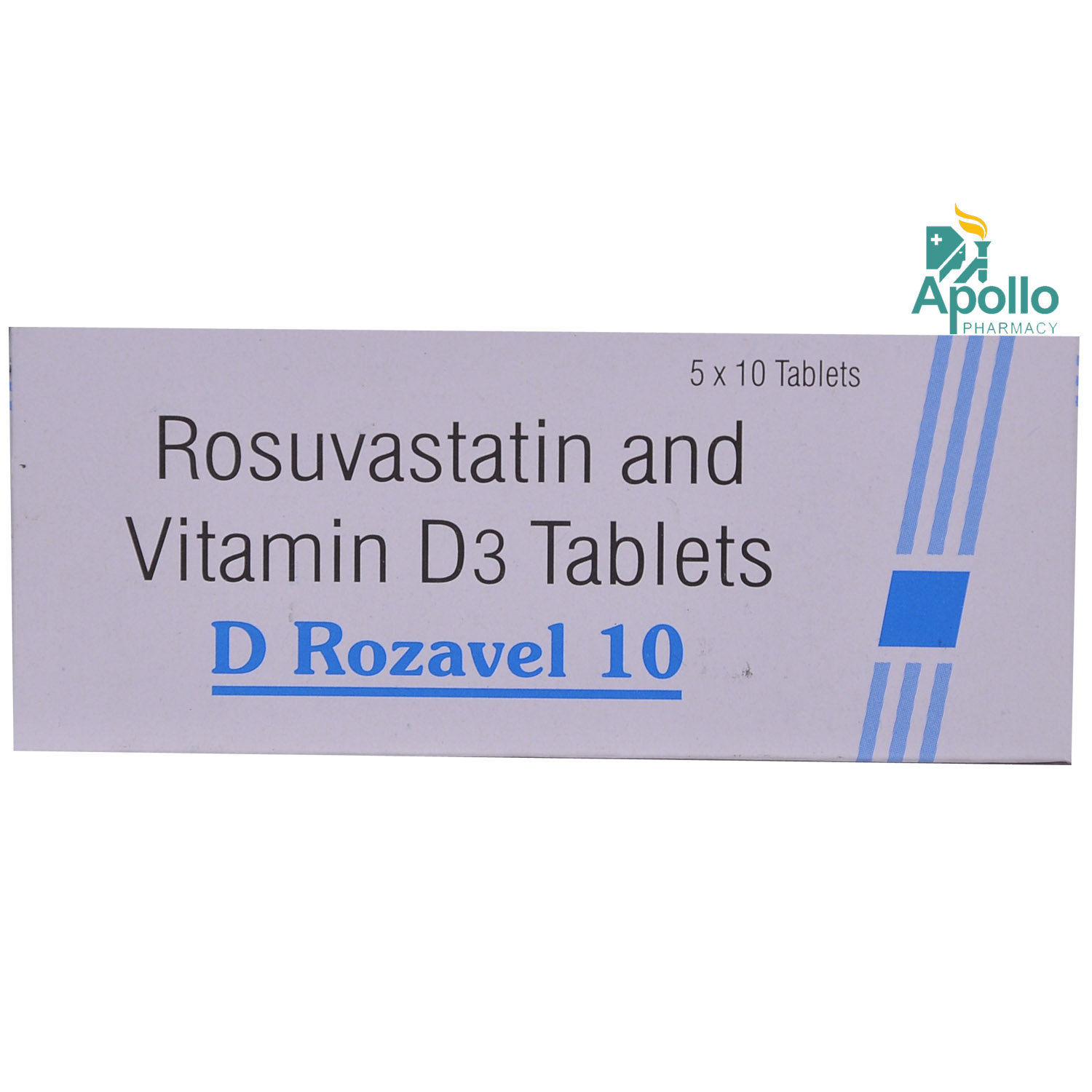 D Rozavel 10 Tablet 10's, Pack of 10 D Rozavel 10 Tablet 10's, Pack of 10